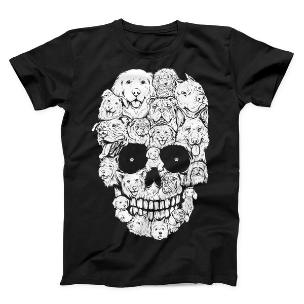 Dogs in skull Halloween funny shirt