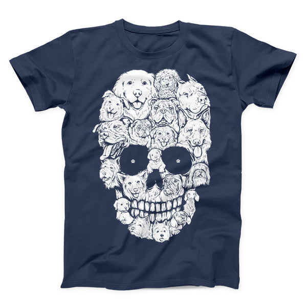 Dogs in skull Halloween funny shirt